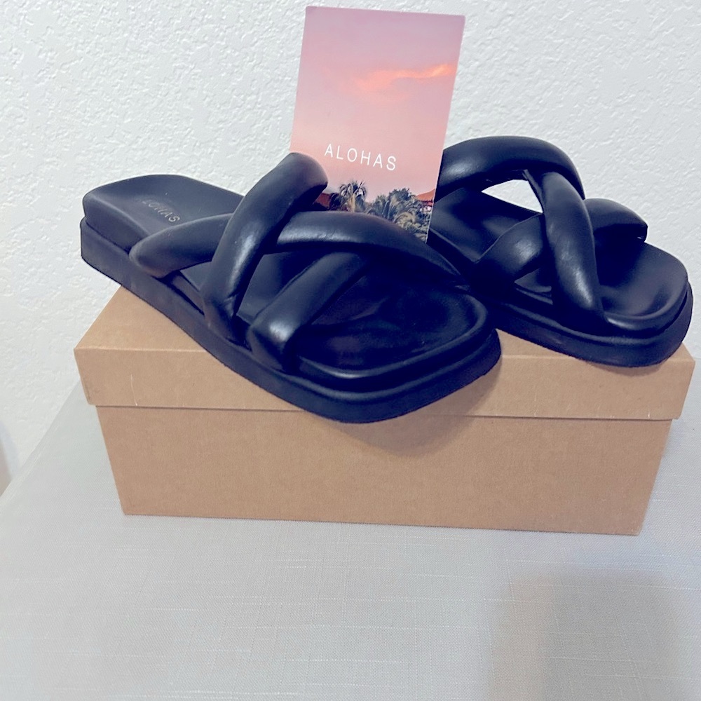 ALOHAS Slide Sandals with original box